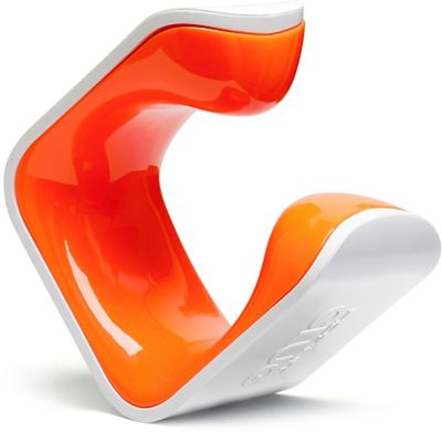 Hornit CLUG Hybrid Bike Holder - White - Orange - 33mm - 43mm, White - Orange